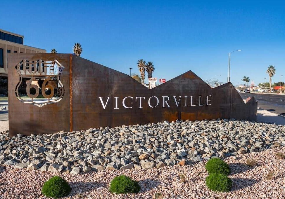 Victorville, CA sign